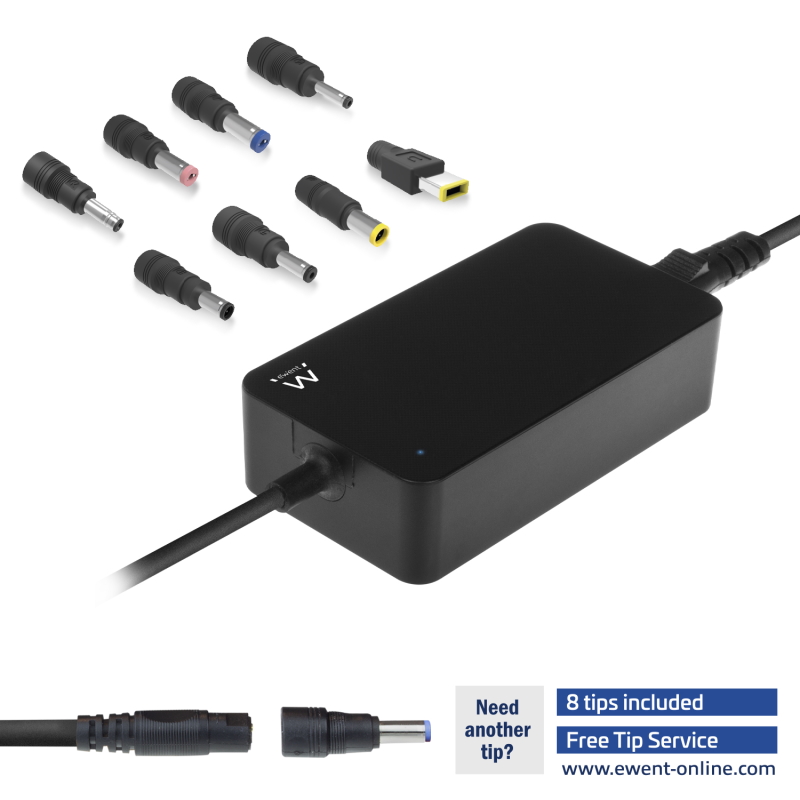 Caricatore per laptop ultra slim a 45 W